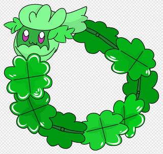 Shamrock Comfey concept w/ 2 possible shinnies/variants