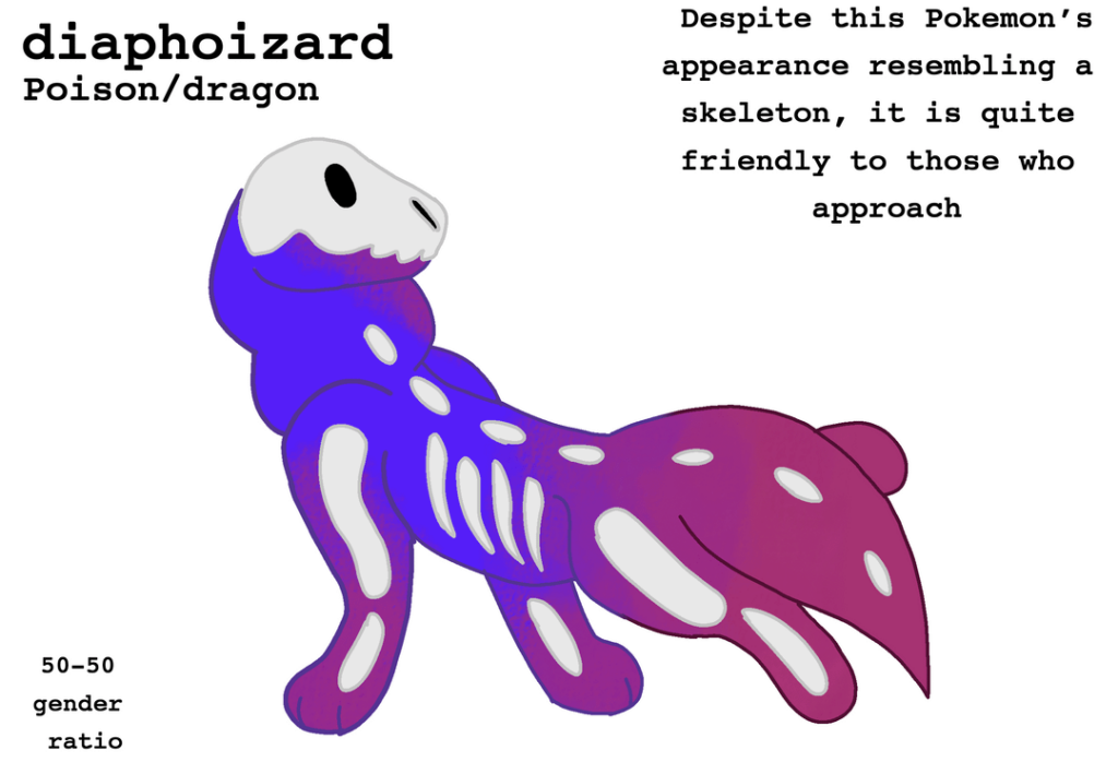 Diaphonized gecko pokemon