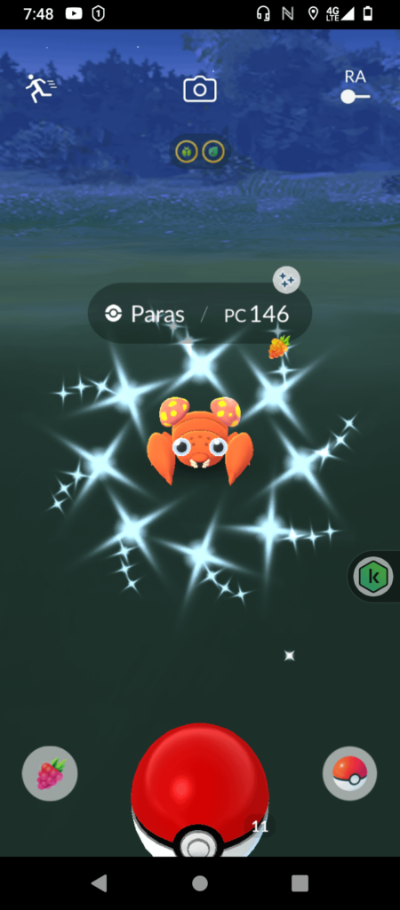 A shiny Pokémon has never ran away from me but I live in constant fear that one day it will happen, so... I usually panic when I see a shiny I don't have and end up using a Golden Razz Berry