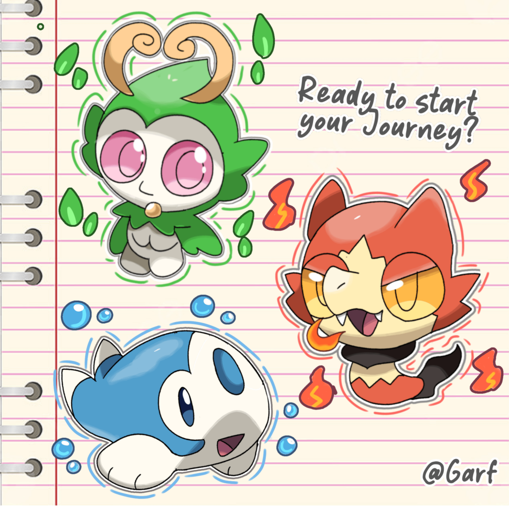 Neira Region Starters, Who would you pick 🌿🔥🌊