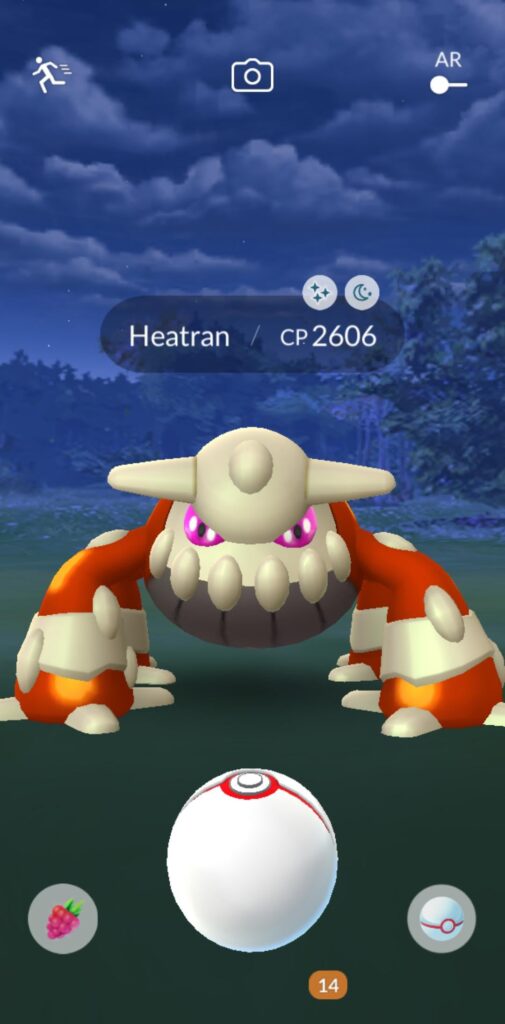 My first Heatran of raid hour and it's SHINEYYYYYY
