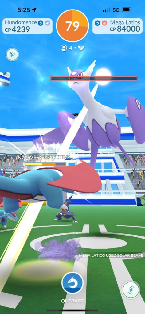 We defeated mega latios in group of 4. Its possible guys. No friendship or party play damage bonus.