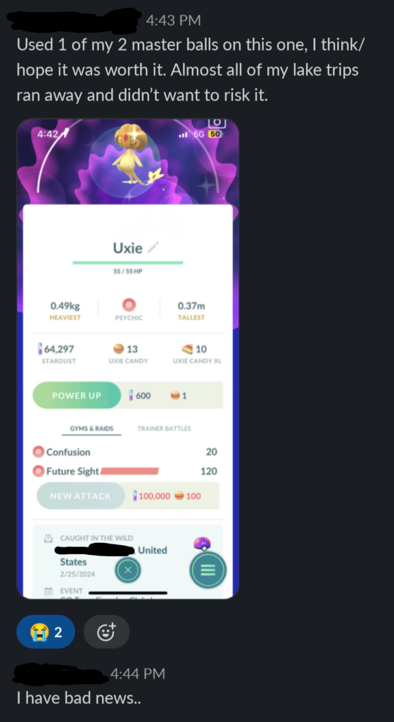 Saw this pop up in our local slack group. Poor fella