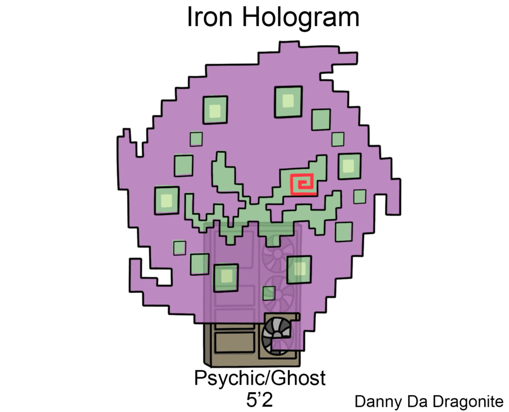 My Paradox Spiritomb made into a gif (OC)