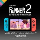 BIT.TRIP Presents... Runner2: Future Legend of Rhythm Alien coming to Switch on Feb 29, 2024