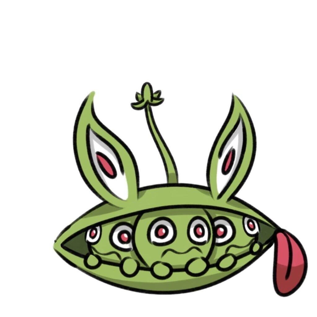 Recent Fakemon I made: Grinpeas