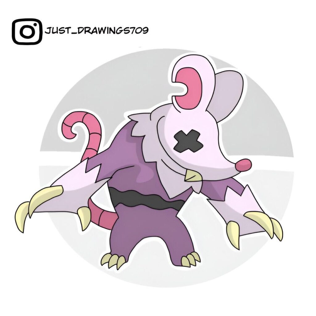Poissum-The Fake-dead Pokemon