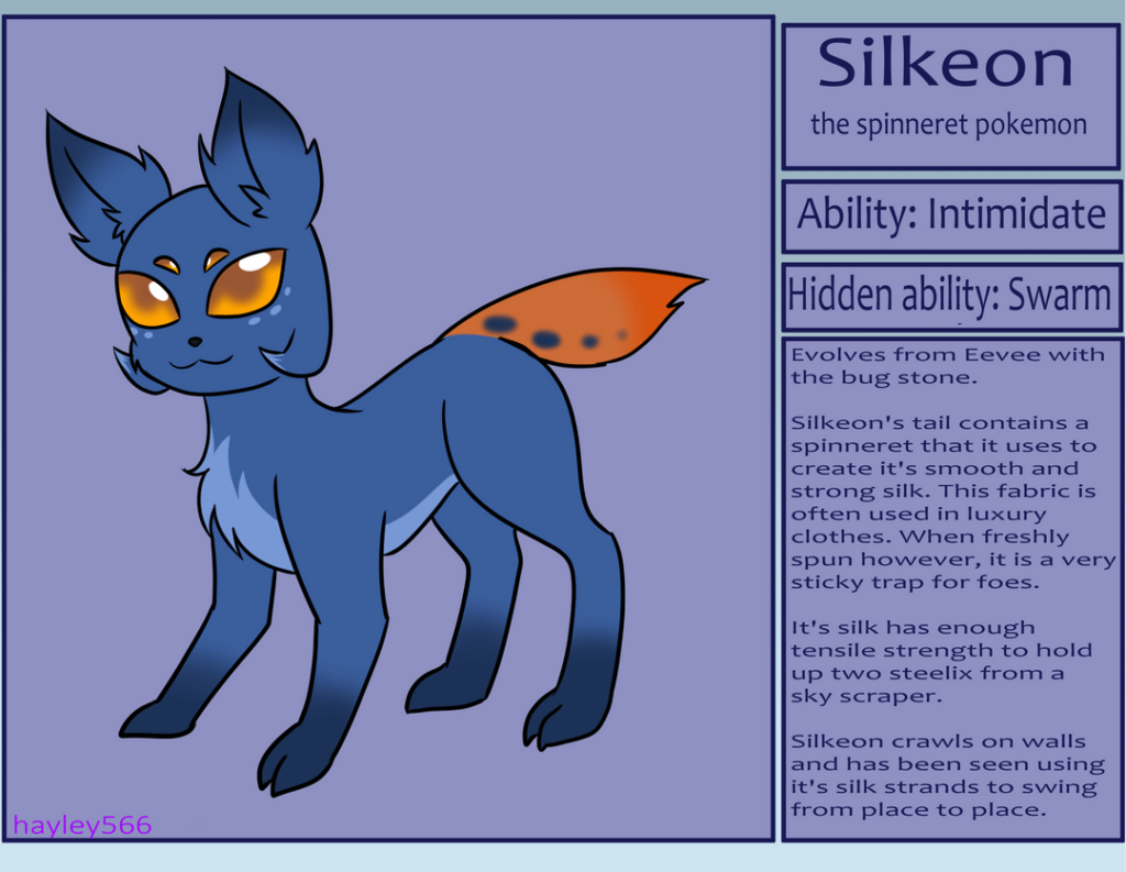 Bug type, Steel type and Flying type Eeveelutions