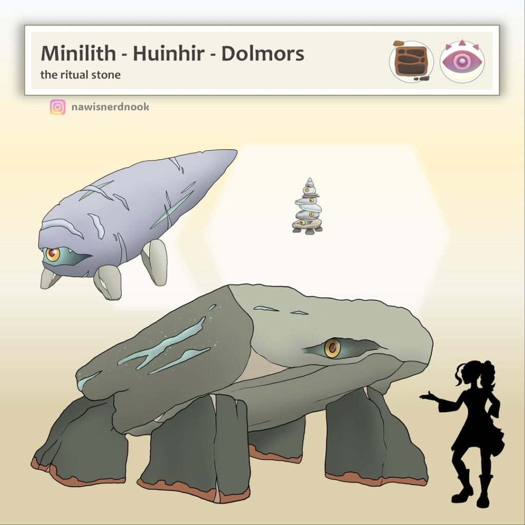 Minilith, Huinhir and Dolmors - mysterious rocks of Germooria