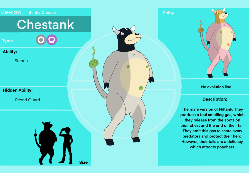 Chestank, the male Miltank