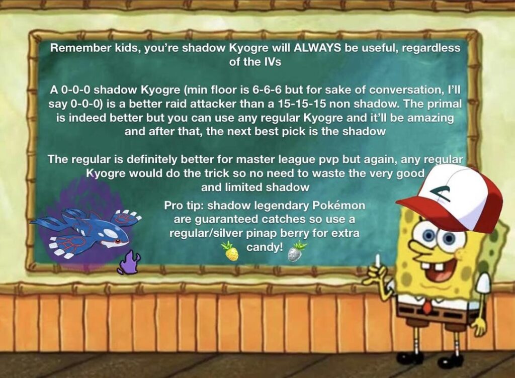 Shadow Kyogre PSA + Tips to beat Giovanni