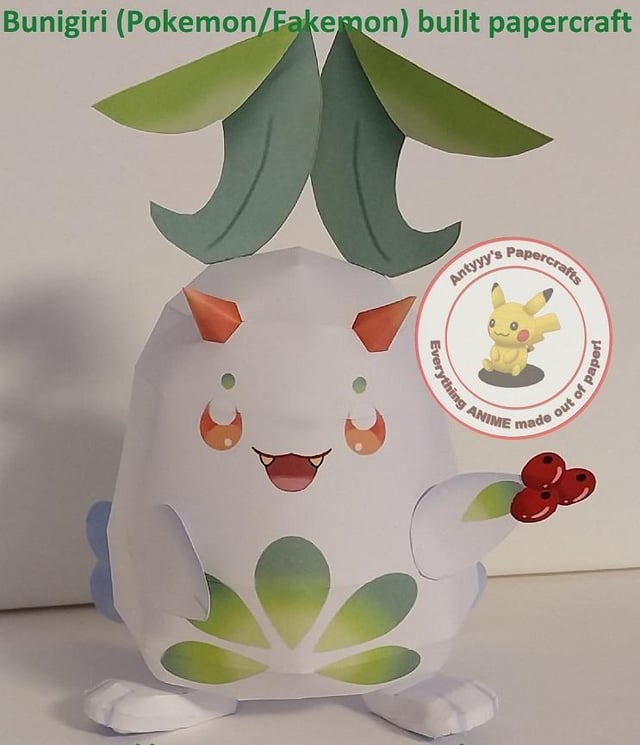 Made a "Bunigiri" papercraft figure