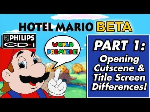 A beta build of the infamous Hotel Mario has been discovered!