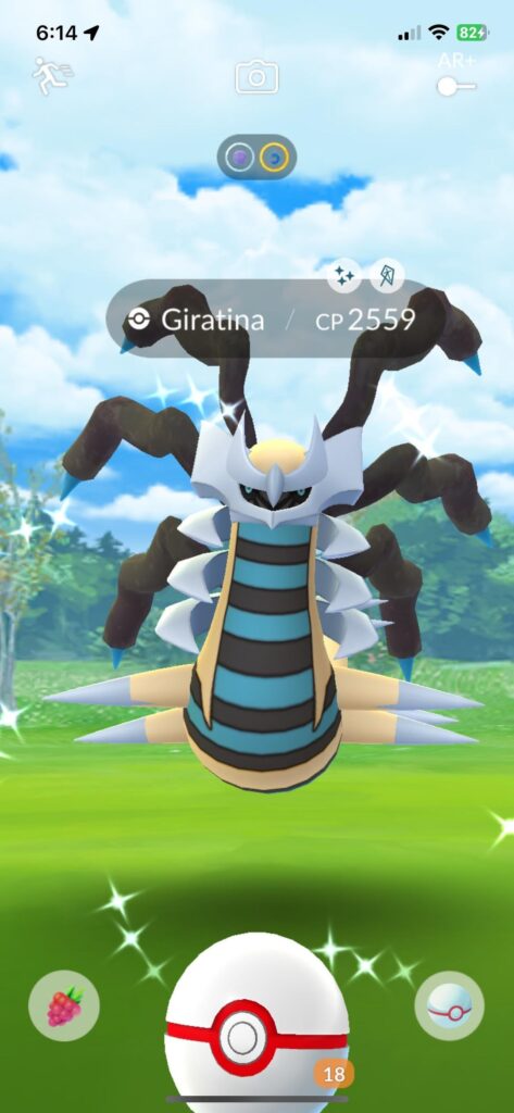 First ever shiny legend on my third raid