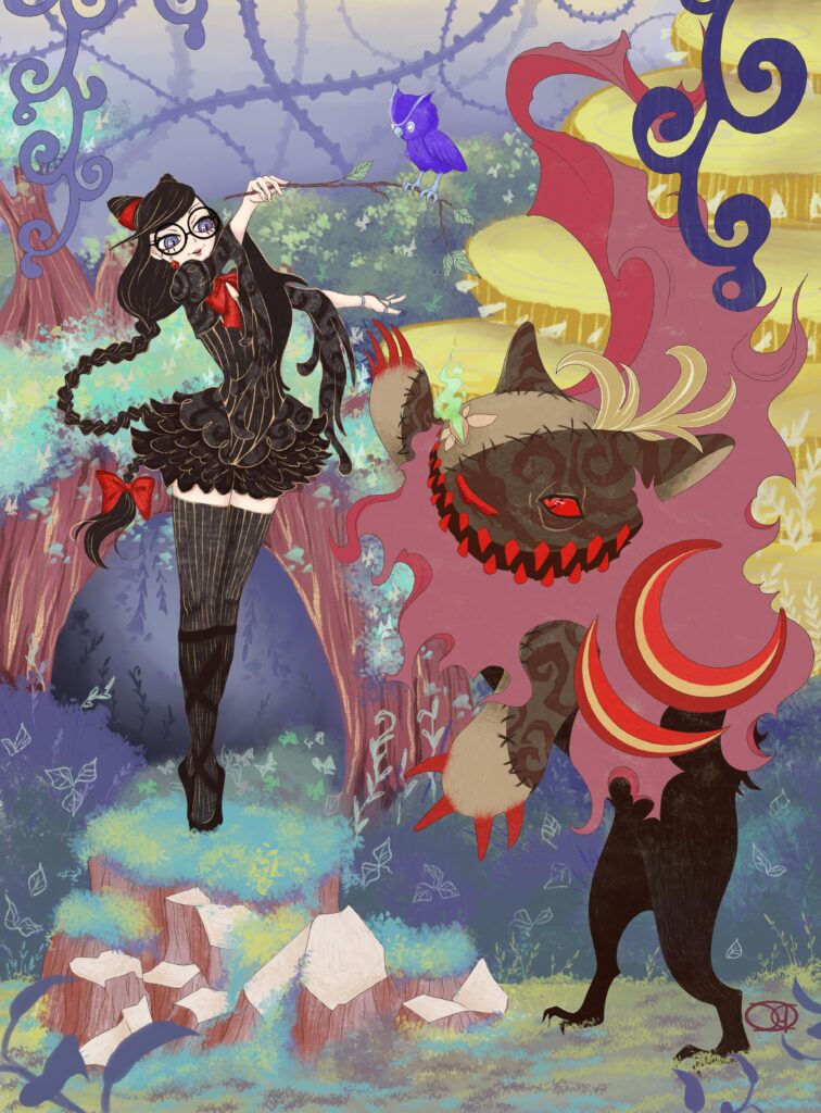 Bayonetta Origins fanart (by me)