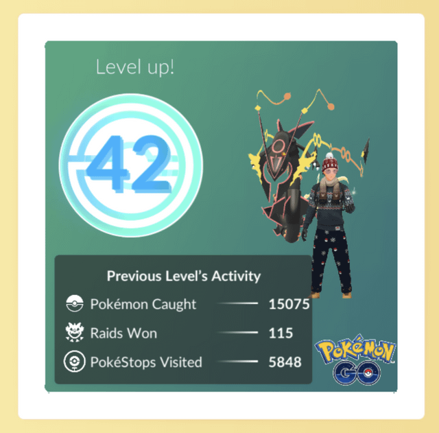 Leveled up twice today