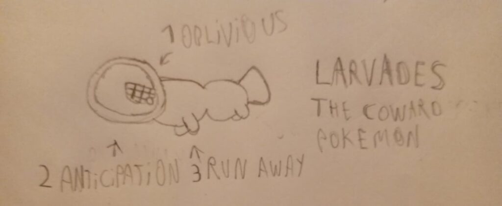 "Be careful with what you find in the woods of the Lohar region, the mother of these little larvae could be nearby"