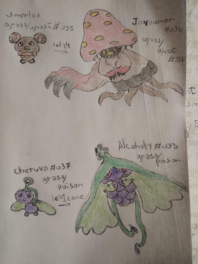 Last fakemons I made