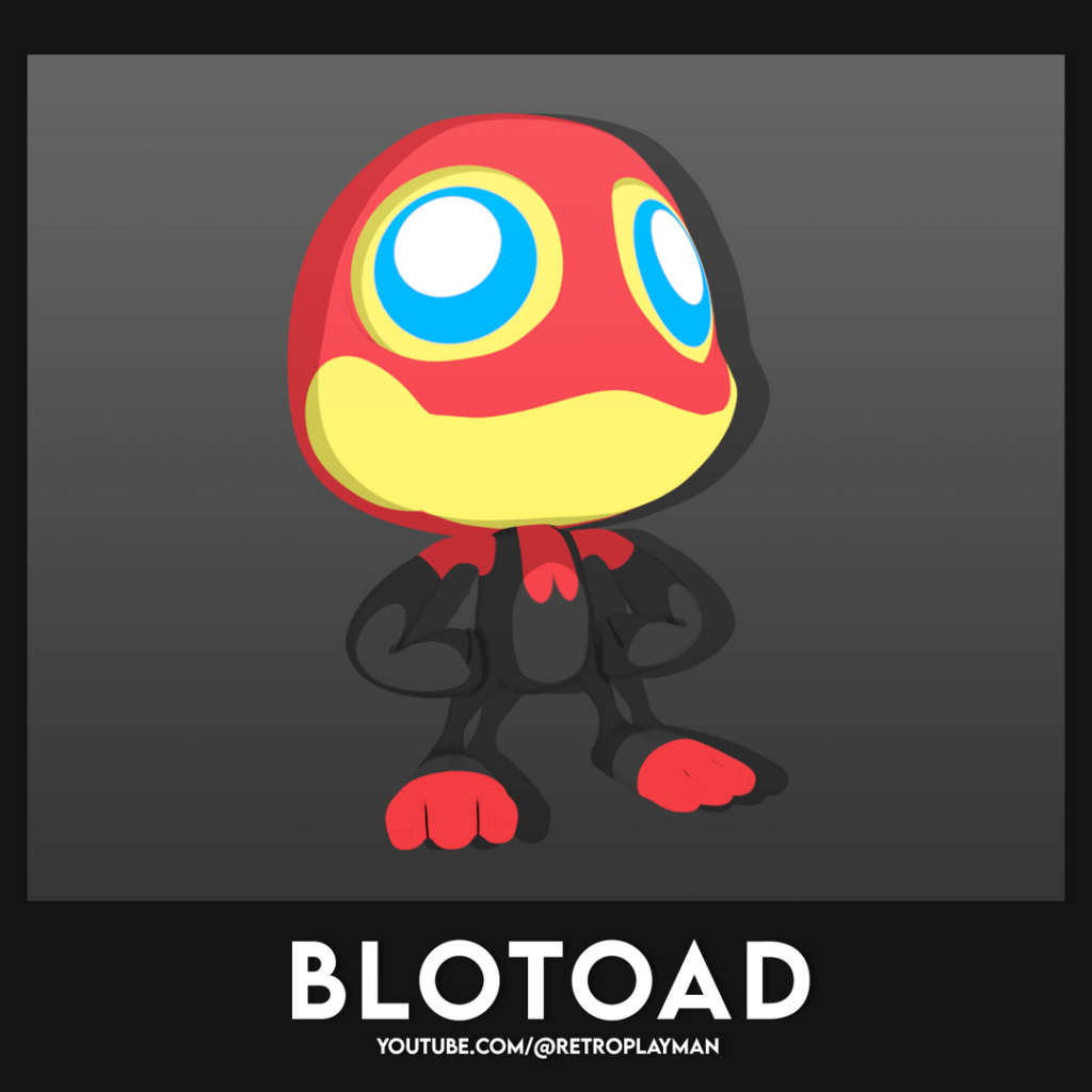 Blotoad the Pyro Pokémon (second redesign)