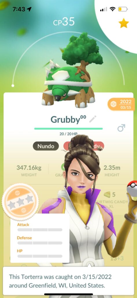 Worlds weakest Torterra