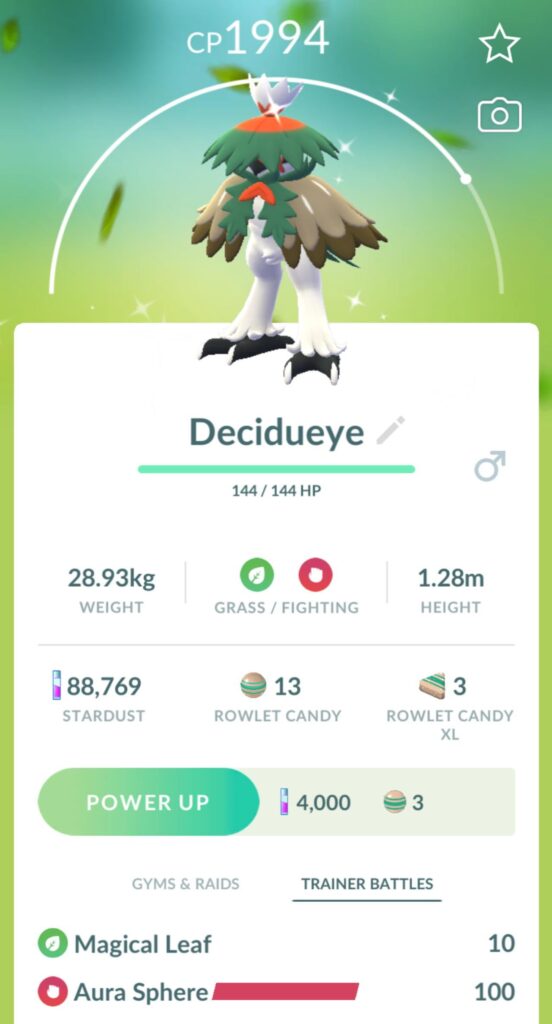 Shiny Decidueye :D