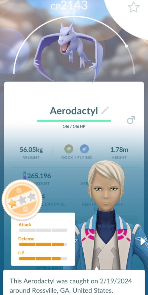 Caught wild first catch of the day, first throw