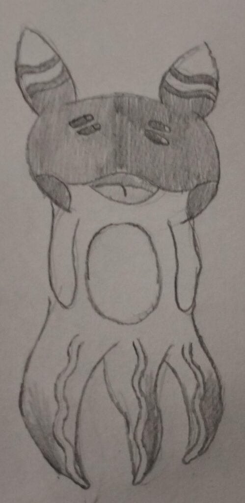 Doodled this Poison/Fairy sea slug. don't know how to name it. if you people like it, maybe i will give it a full on Pokédex page