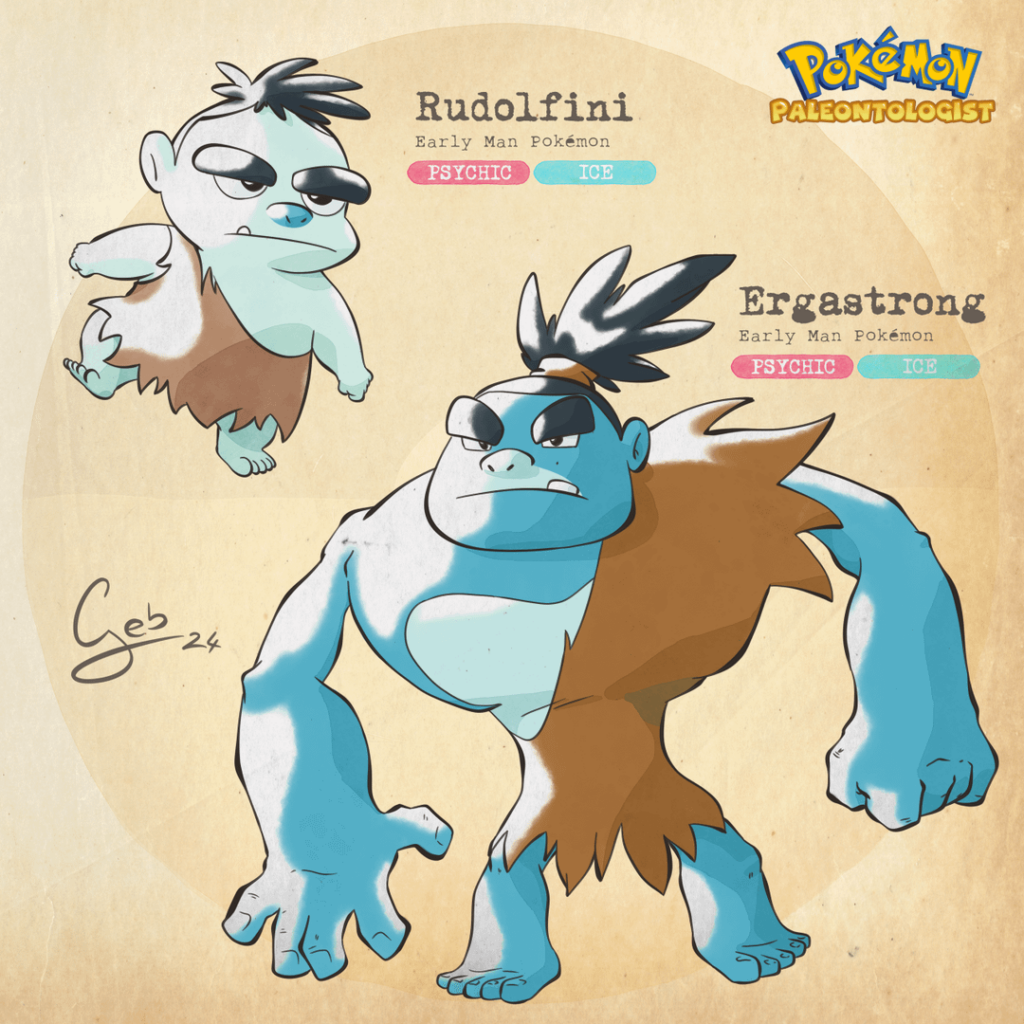 Prehistoric Man Pokémon (check comments for more)