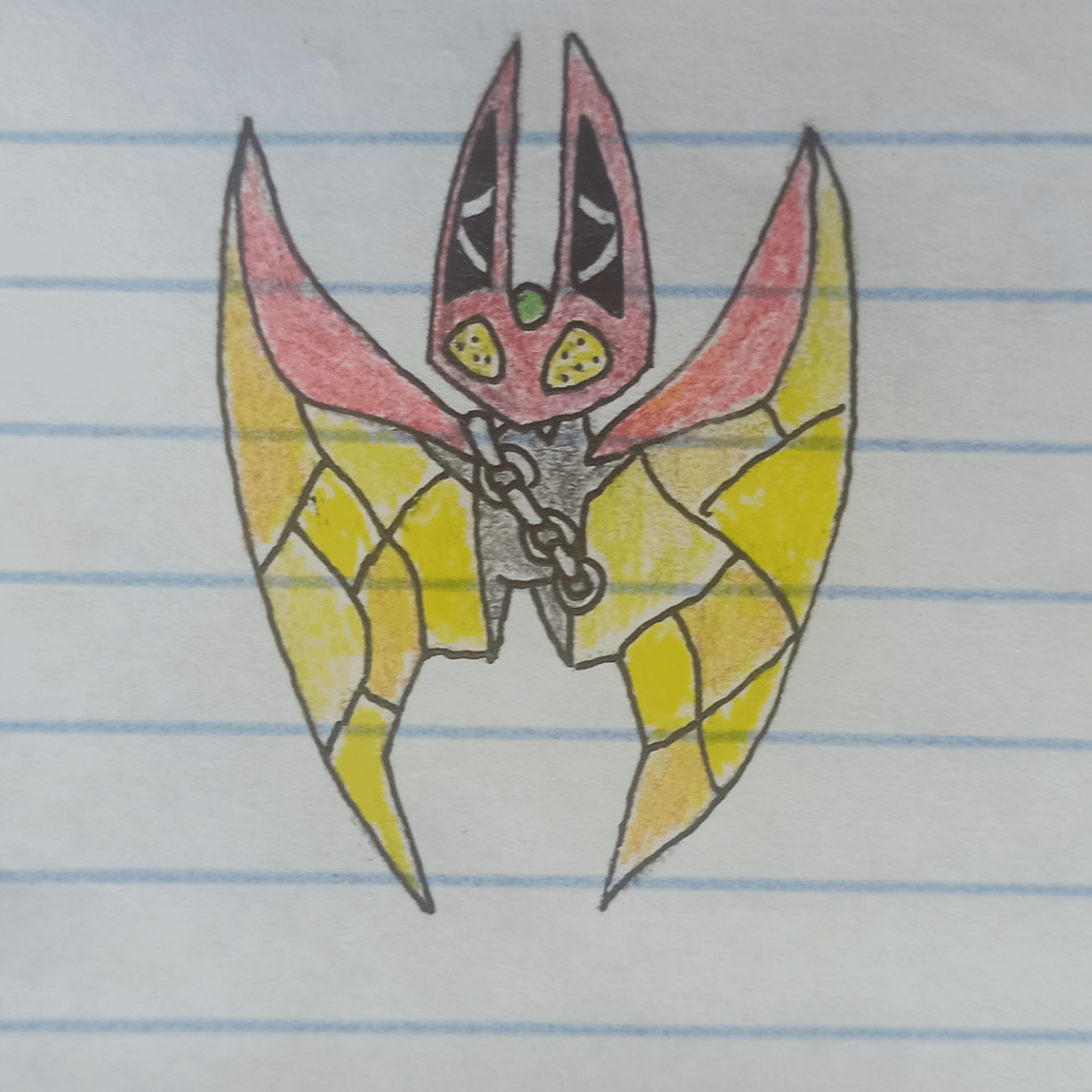 Meet Kivaibrant a flying/fighting glass pokemon.