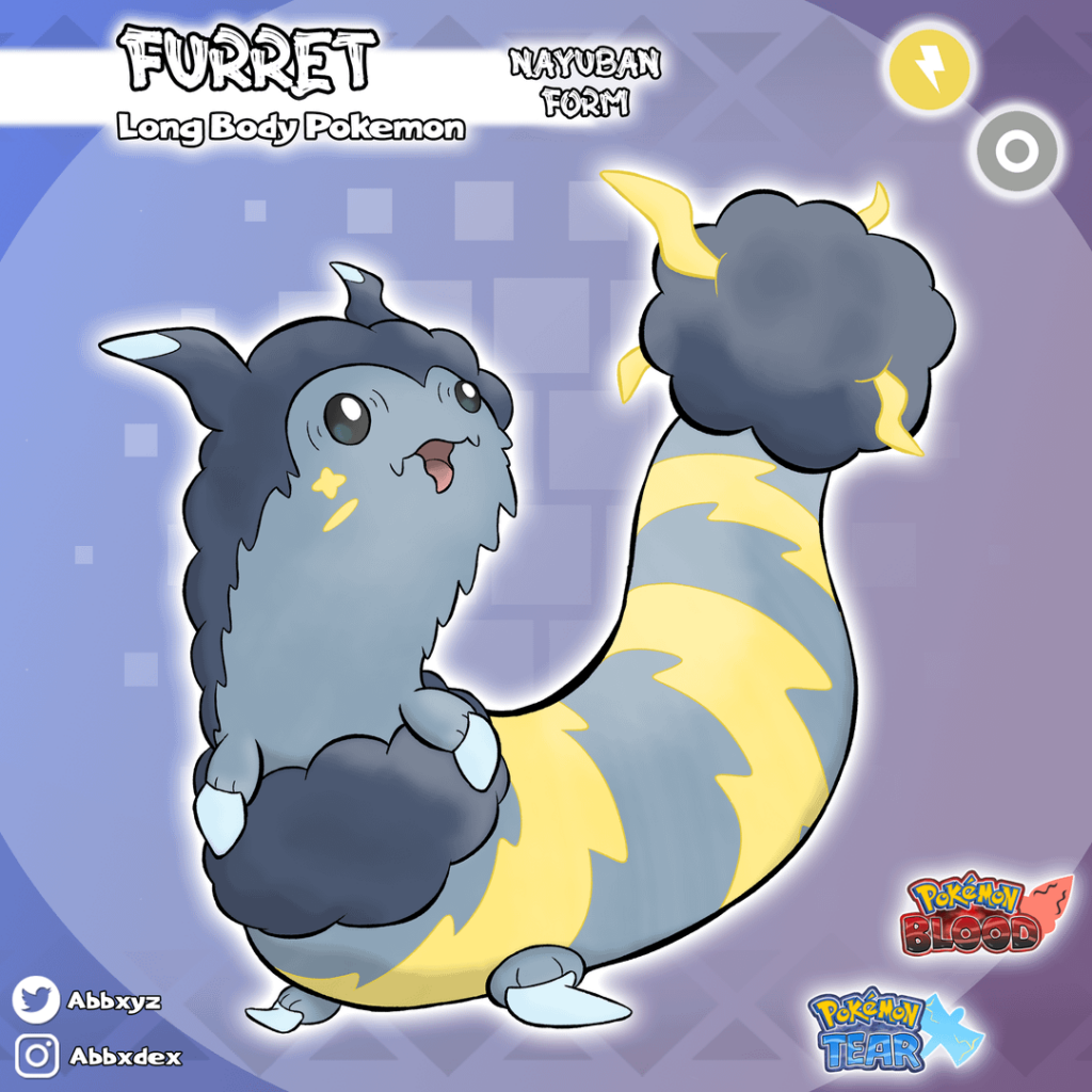 What? Nayuban Sentret is evolving! Meet Nayuban Furret!