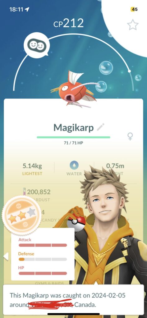 How is this as a potential Gyarados