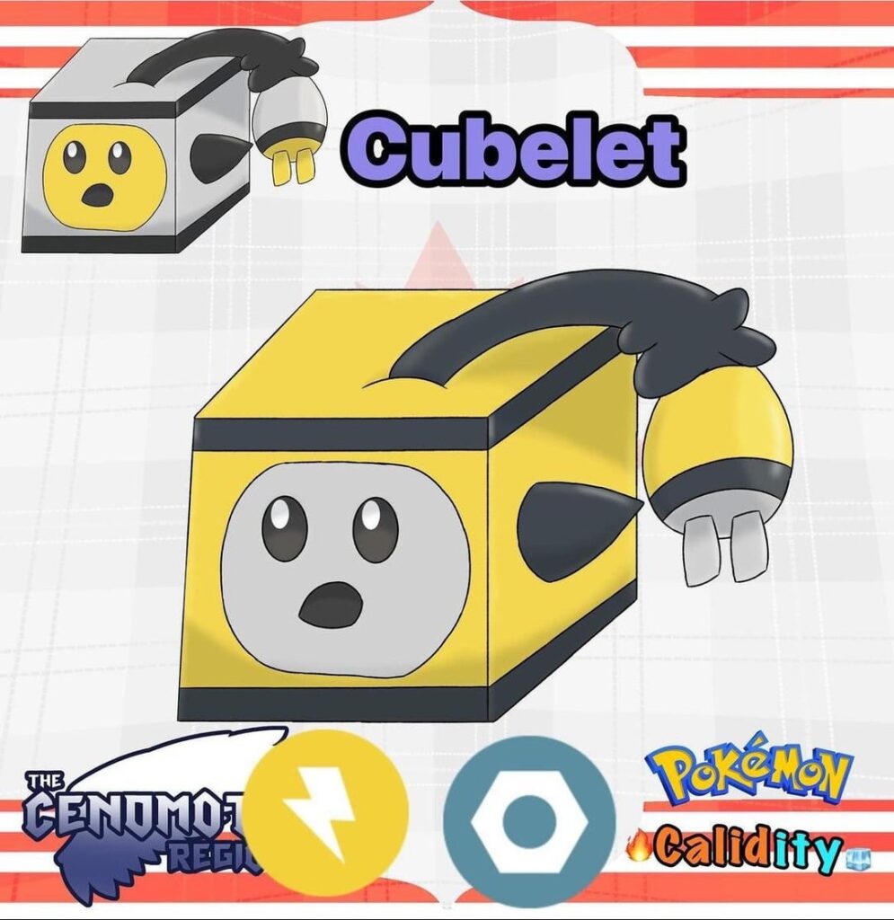 I made a magnemite/ Klink Equivalent Based on a wall Socket (just imagine the eyes and mouth like a wall socket)