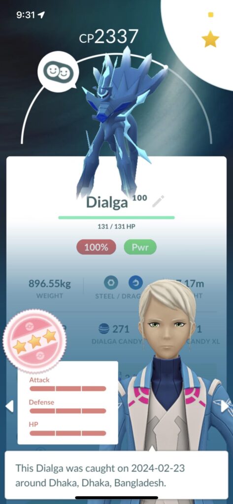 Which one do I power up? Hundo doesn’t have roar of time. Shiny 93% has roar of time