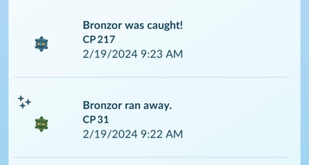 At least I caught the higher CP one… right? :(