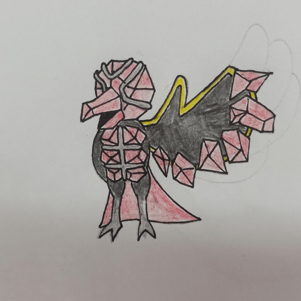 Meet Avizard a rock/fighting gemstone pokemon.