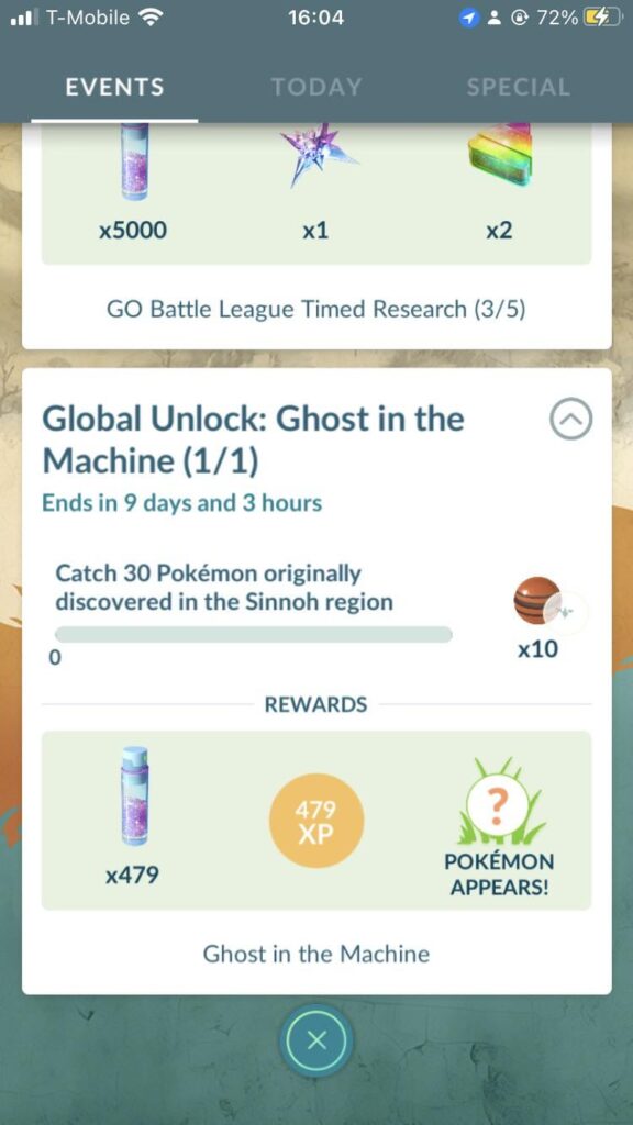 okay so i found this one, how do i get the research that says "oh you found me" that everyone else had on valentines