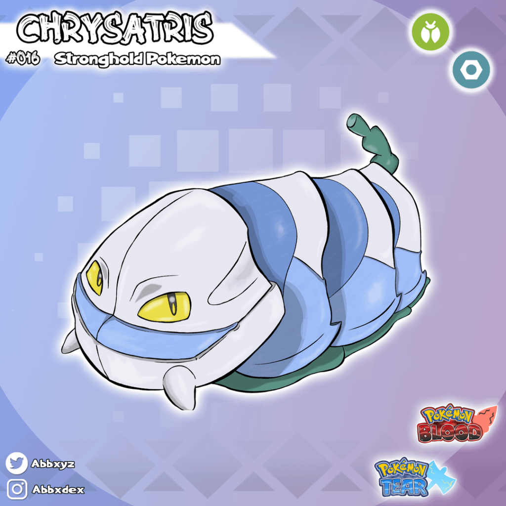 What? Larveil is evolving! Meet Chrysatris, the Stronghold Pokemon! What will it evolve into in the end?