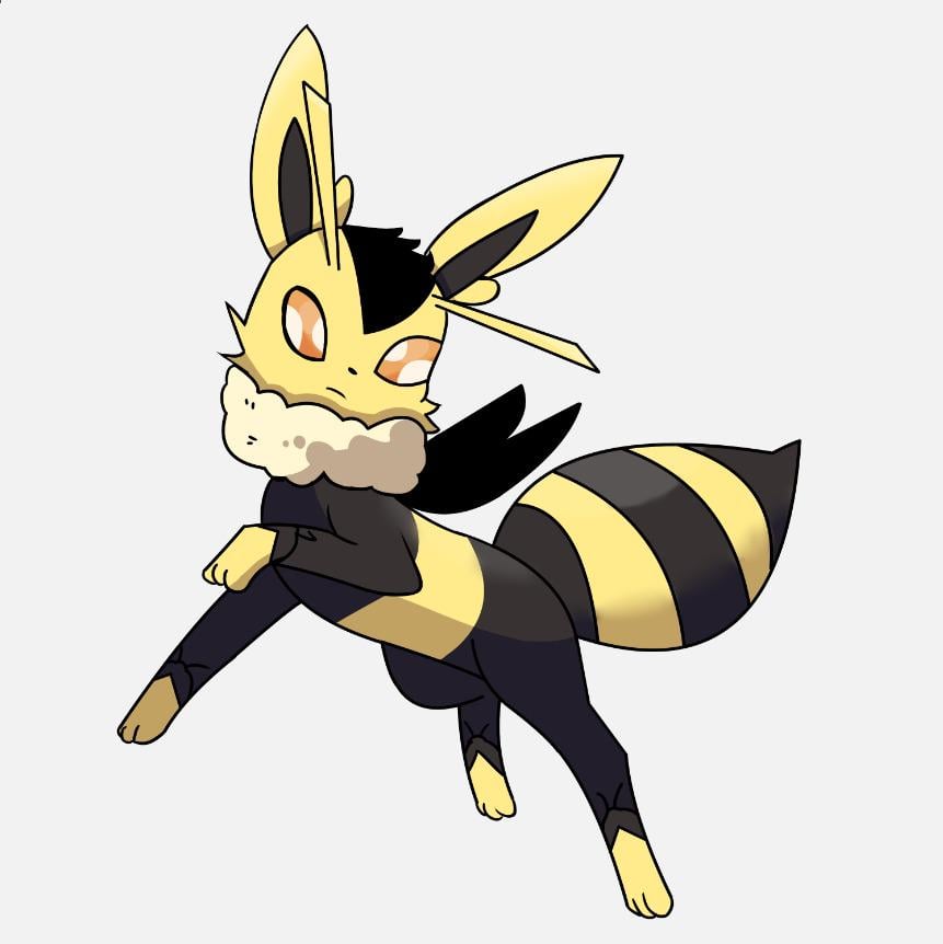 Insect eeveelution called heoneyon!