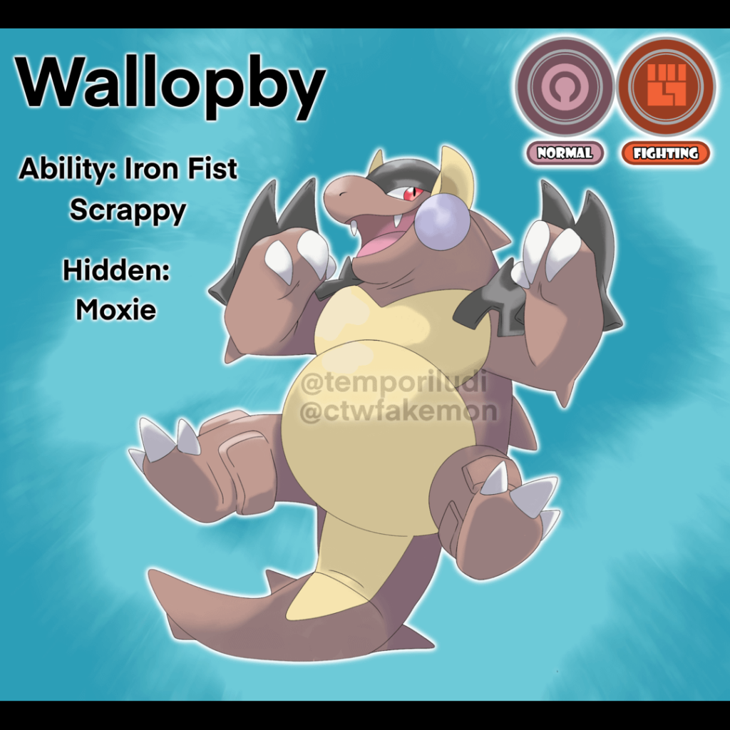 Wallopby (A Kangaskhan♂)