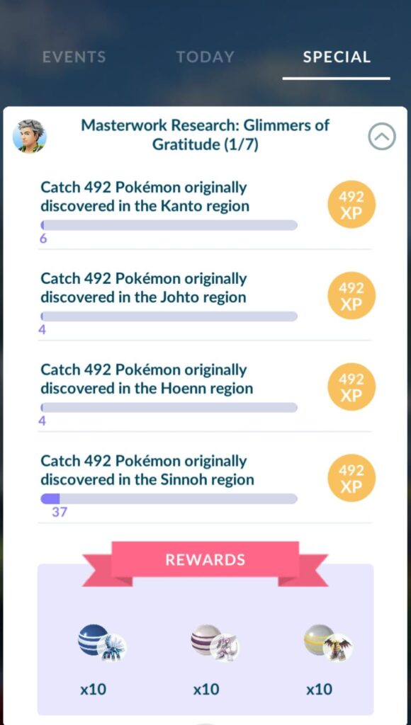 Can't wait for the eventual Pecharunt Masterwork Research with its "Catch 1025 Pokemon" from each Gen quest