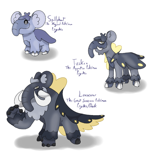 Some more fakemon from my Arthuria region that I haven’t shared yet (+ shinies)