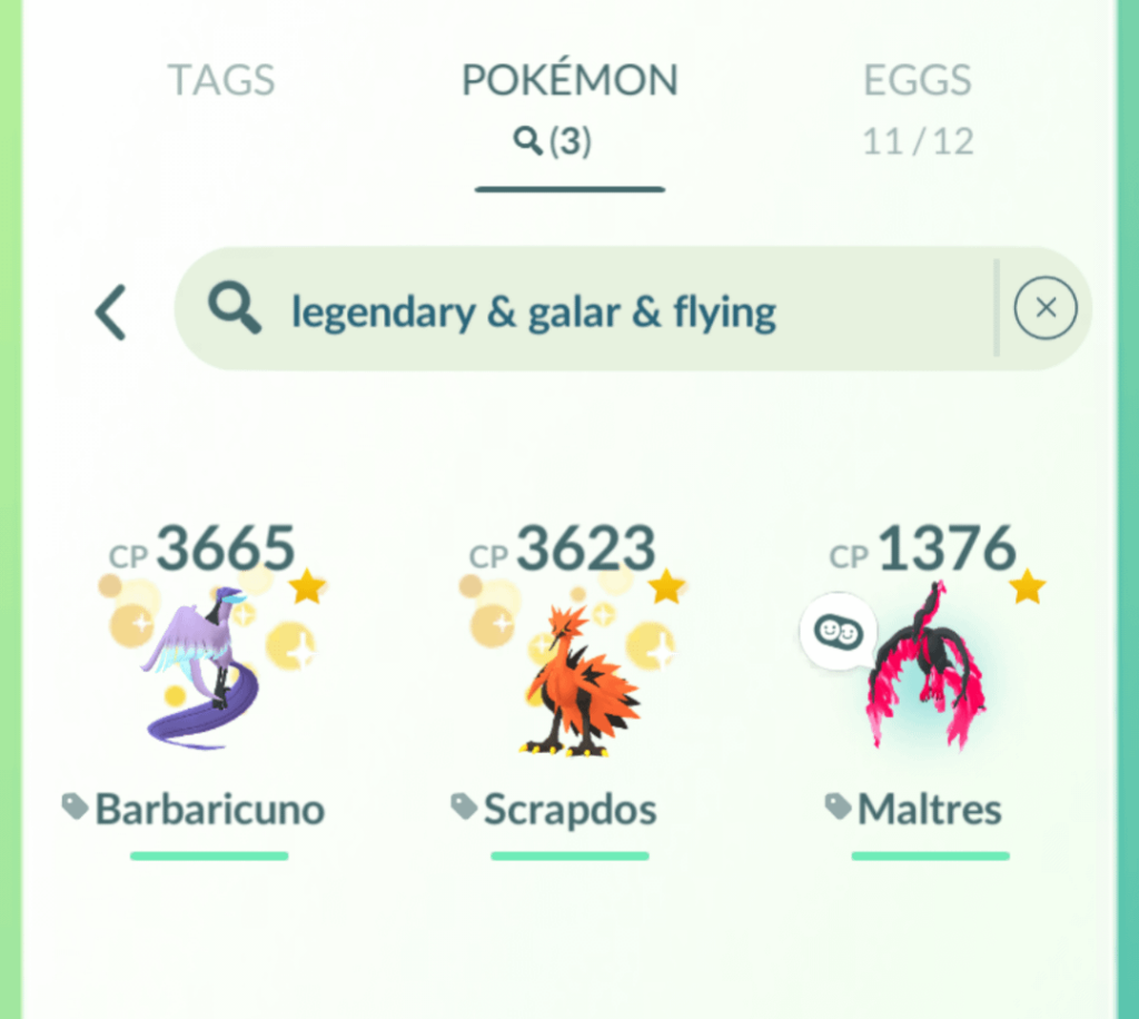 I finally got all the Galarian Birds!
