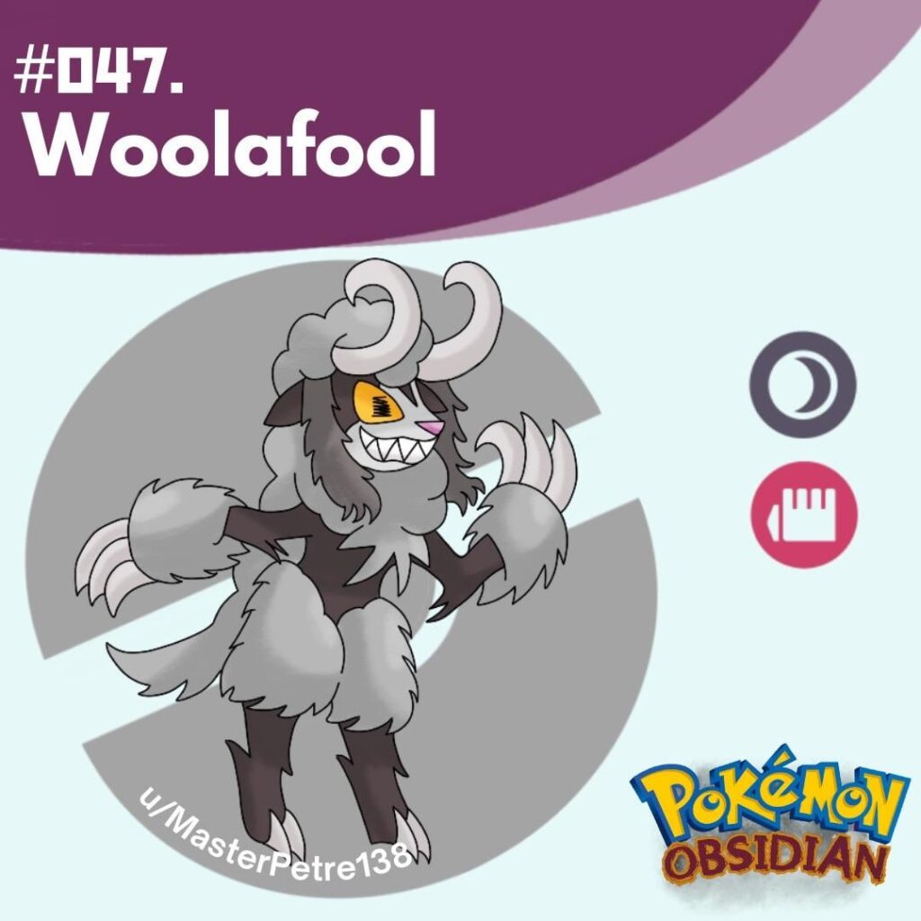 Woolafool, the nefarious evolution to my convergent Wooloo!