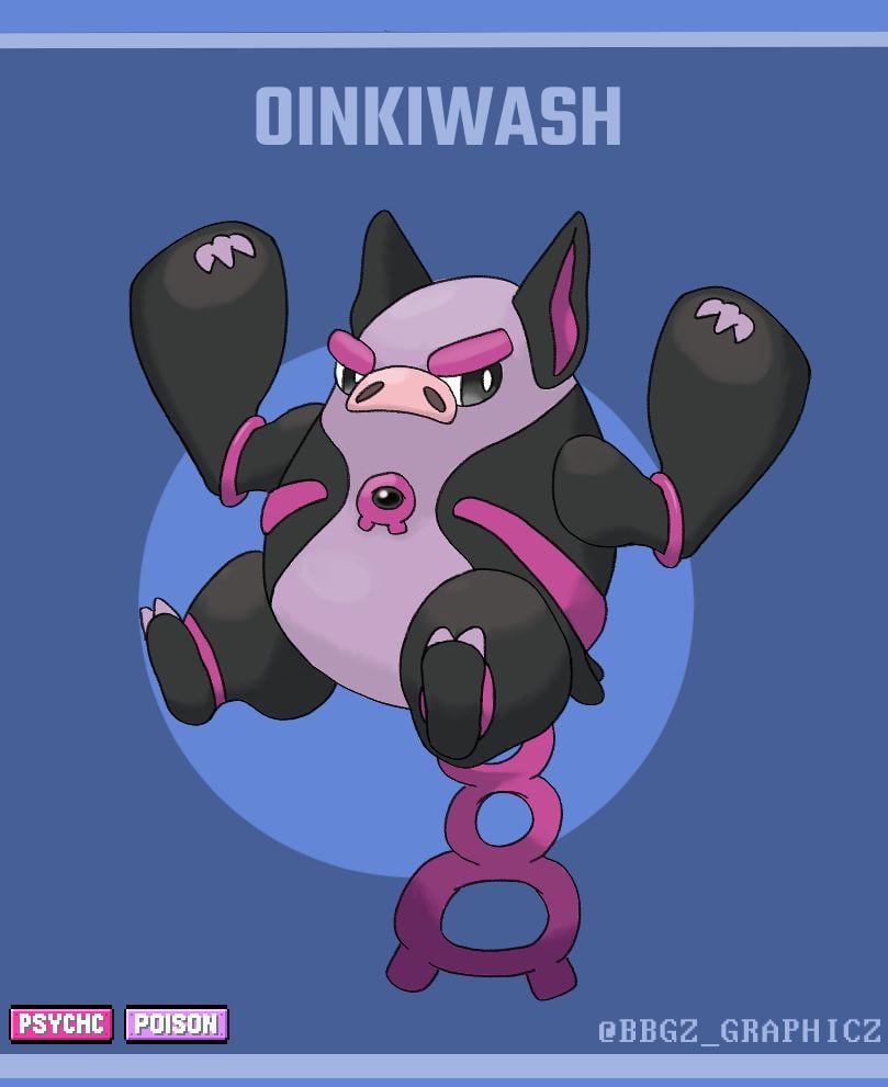 Oinkiwash - [ Psychic/Poison ]