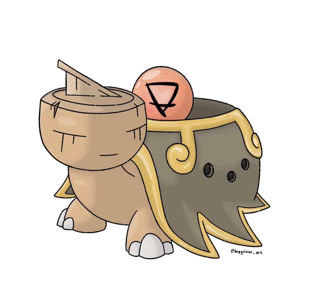 Turdial the cartography Pokémon! More details in the comments 😊
