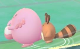 Chansey and Sentret are gonna have a baby