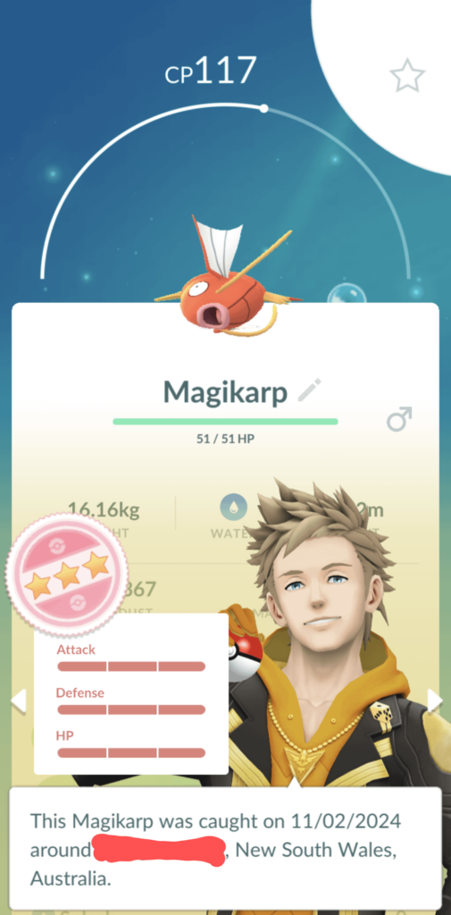 Never thought I would find a perfect Gyarados, let alone in the wild!