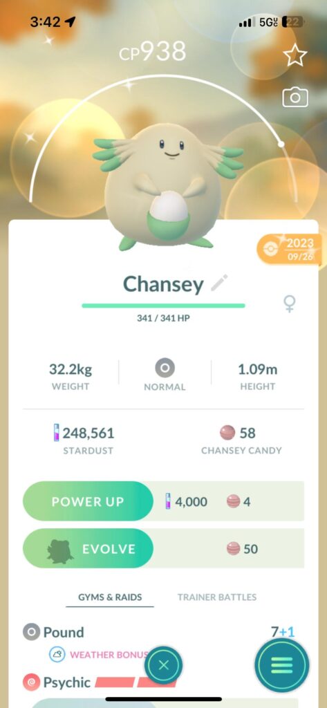 Is my chansey worthless now?