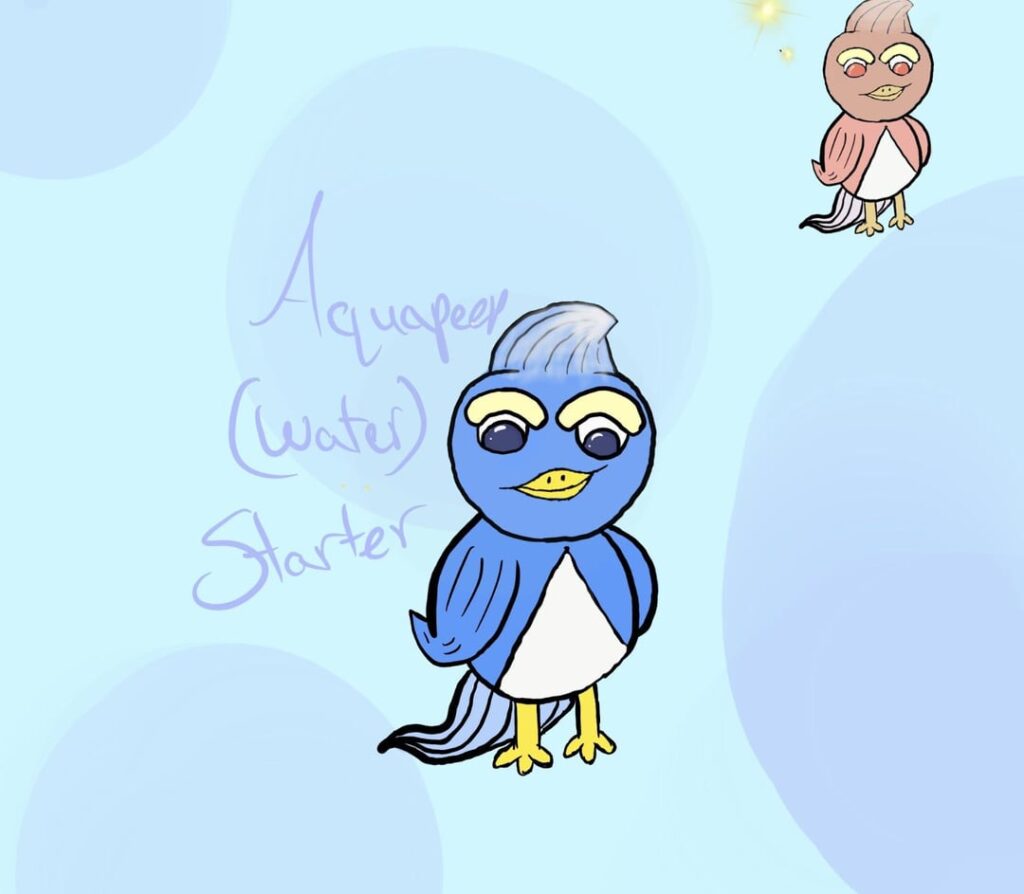 My fakemon starters