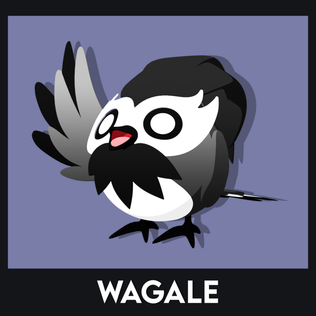 Wagale the Tiny Bird Pokémon (details in the comments)
